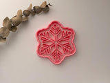 Big Snowflake Coaster Cutter, Christmas Snowflake Polymer Clay Cutter, Coaster & Trinket Dish Cutter, Christmas Ornament Cutter