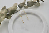 10pcs(5pairs), 316 Surgical Stainless Steel Earring Hooks, with Vertical Loops