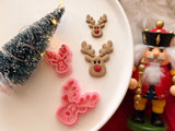 Christmas Reindeer Clay Cutter, Polymer Clay Earring Maker, Holiday Craft Tool