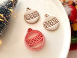 Christmas Bauble Clay Cutter, Polymer Clay Ornament Maker (PLA)