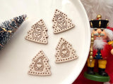Christmas Tree Polymer Clay Cutter, Elf or Gnome Imprint, PLA 3D Printed Tool