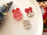 Christmas Bell Polymer Clay Cutter, PLA 3D Printed Craft Tool (Multiple Sizes)