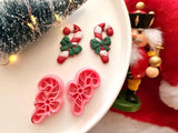 Christmas Candy Cane Clay Cutter, Polymer Clay Earring Maker, PLA 3D Printed Tool