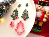 Christmas Tree Polymer Clay Cutter, PLA 3D Printed, Festive Earring Charm Maker