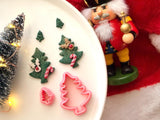 Christmas Tree Polymer Clay Cutter, PLA 3D Printed, Festive Earring Charm Maker