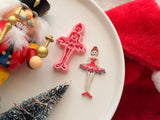 Christmas Ballerina Clay Cutter, Polymer Clay, Cookie, Fondant (3D Printed)