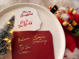 Christmas Polymer Clay Stamps, PLA Embossing Tool for Earrings, Cookies, Fondant