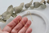 10pcs(5pairs), 316 Surgical Stainless Steel Earring Hooks, with Vertical Loops
