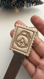 Mr & Mrs Santa Polymer Clay Cutter, Christmas Imprint Tool (PLA)