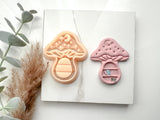 Mushroom Bookcase Polymer Clay Cutter • Clay Cutter