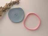Organic Shape Coaster Cutter, Polymer Clay Trinket Dish Cutter, Irregular Coaster Clay Cutter, Jewellery Dish Cutter