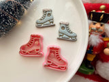 Ice Skate Polymer Clay Cutter, PLA 3D Printed Craft Tool (Multiple Sizes)