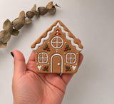 Big Gingerbread House Coaster Trinket Cutter, Christmas Polymer Clay Cutter, Coaster & Trinket Dish Cutter, Christmas Ornament Cutter