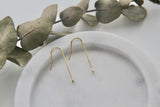10pcs(5pairs), 316 Surgical Stainless Steel Earring Hooks, with Vertical Loops