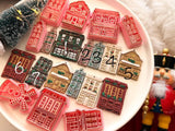 Christmas Village Polymer Clay Cutter, Festive Earring Charm Making Tool (11mm)