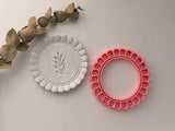 Scalloped Polymer Clay Coaster Cutter, Trinket Dish Maker (PLA)