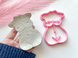 Woman Torso  Trinket Dish Cutter | Trinket Dish Clay Cutter | Coaster Polymer Clay Cutter