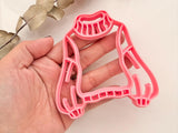Big Sweater Coaster Trinket Cutter, Sweater Polymer Clay Cutter, Coaster / Trinket Dish Cutter, Christmas Ornament Cutter, Cookie & Fondant