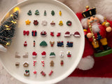 Christmas Stud Polymer Clay Cutter, PLA 3D Printed, Holiday Earring & Charm Making