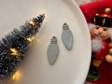 Christmas Light Bulb Clay Cutter, PLA Polymer Clay Earring Charm Maker