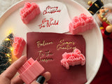 Christmas Polymer Clay Stamps, PLA Embossing Tool for Earrings, Cookies, Fondant