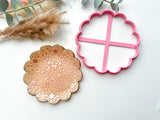 Scalloped Trinket Dish Cutter | Trinket Dish Clay Cutter | Coaster Polymer Clay Cutter
