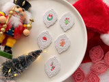 Christmas Polymer Clay Cutters, PLA Frame Earring Molds, Holiday Fondant Tools