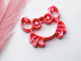 Crab Trinket Dish Cutter | Trinket Dish Clay Cutter | Coaster Polymer Clay Cutter