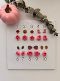 Fall Shaped Stud Polymer Clay Cutter | Fondant Cutter | Cookie Cutter