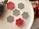 Christmas Snowflake Clay Cutter, PLA Polymer Clay Earring Charm Maker (Multiple Sizes)