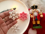 Christmas Snowflake Clay Cutter, PLA Polymer Clay Earring Charm Maker