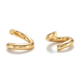 24k Gold Plated Stainless Steel Jump Rings, 18 Gauge Open Rings