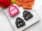 Window Bookshelf Halloween Cutter Collection Polymer Clay  Cutter • Fondant Cutter • Cookie Cutter