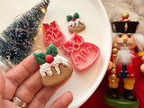 Christmas Fruit Cake Clay Cutter, Polymer Clay Earring Maker (PLA)