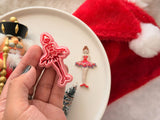 Christmas Ballerina Clay Cutter, Polymer Clay, Cookie, Fondant (3D Printed)