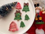 Christmas Tree Polymer Clay Cutter, PLA 3D Printed Earring Mold (Multiple Sizes)