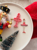 Christmas Ballerina Clay Cutter, Polymer Clay, Cookie, Fondant (3D Printed)