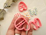 Bubble Letter Alphabet Shaped Polymer Clay Cutter • Clay Cutter • Cookie Cutter • CS-M (Copy)