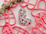 90mm, Bubble Letter Alphabet Shaped Polymer Clay Cutter • Clay Cutter • Cookie Cutter