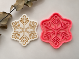 Big Snowflake Coaster Cutter, Christmas Snowflake Polymer Clay Cutter, Coaster & Trinket Dish Cutter, Christmas Ornament Cutter