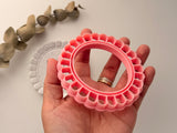 Scalloped Polymer Clay Coaster Cutter, Trinket Dish Maker (PLA)