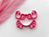 Crab Trinket Dish Cutter | Trinket Dish Clay Cutter | Coaster Polymer Clay Cutter