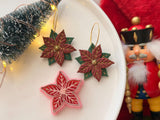 Christmas Poinsettia Clay Cutter, Polymer Clay, Cookie, Fondant (PLA)