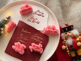 Christmas Polymer Clay Stamps, PLA Embossing Tool for Earrings, Cookies, Fondant