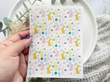 Easter Themed Easter Bunny  Water Transfer | Magic Transfer | Water Soluble Image Transfer for Polymer Clay