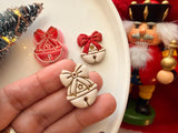 Christmas Bell Polymer Clay Cutter, PLA 3D Printed Craft Tool (Multiple Sizes)