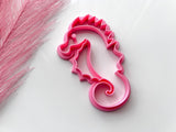 Seahorse Trinket Dish Cutter | Trinket Dish Clay Cutter | Coaster Polymer Clay Cutter