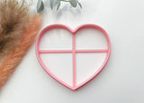 Heart Trinket Dish Cutter | Trinket Dish Clay Cutter | Coaster Polymer Clay Cutter
