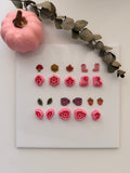 Fall Shaped Stud Polymer Clay Cutter | Fondant Cutter | Cookie Cutter