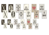 7Gypsies Tags - XOXO